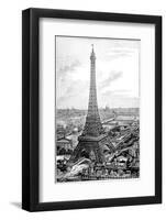 Eiffel Tower, 1889 Universal Exposition-Science Photo Library-Framed Photographic Print