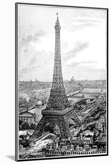 Eiffel Tower, 1889 Universal Exposition-Science Photo Library-Mounted Photographic Print