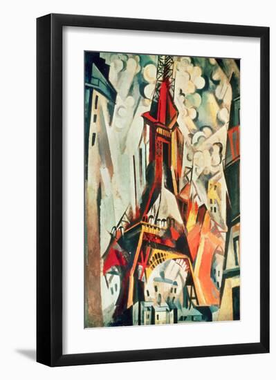 Eiffel Tower, 1910-Robert Delaunay-Framed Giclee Print