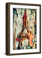 Eiffel Tower, 1910-Robert Delaunay-Framed Giclee Print