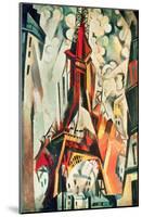 Eiffel Tower, 1910-Robert Delaunay-Mounted Giclee Print