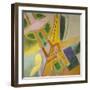 Eiffel Tower, 1924 (Oil on Canvas)-Robert Delaunay-Framed Giclee Print