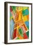 Eiffel Tower, 1926-Robert Delaunay-Framed Premium Giclee Print