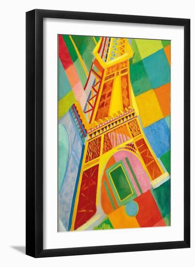 Eiffel Tower, 1926-Robert Delaunay-Framed Premium Giclee Print
