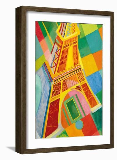 Eiffel Tower, 1926-Robert Delaunay-Framed Giclee Print