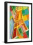 Eiffel Tower, 1926-Robert Delaunay-Framed Giclee Print