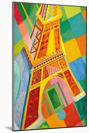 Eiffel Tower, 1926-Robert Delaunay-Mounted Giclee Print