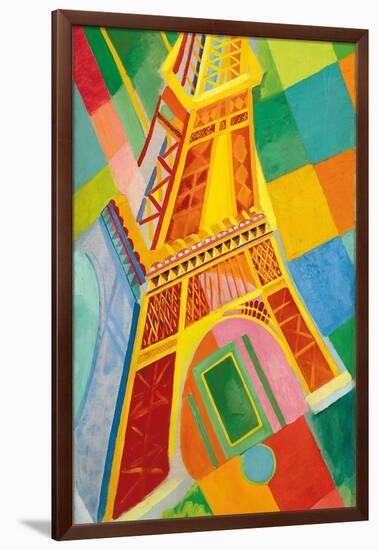 Eiffel Tower, 1926-Robert Delaunay-Framed Giclee Print