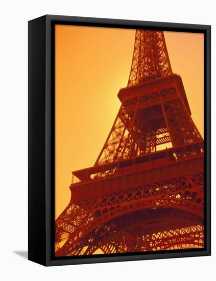 Eiffel Tower Against Sky-Lance Nelson-Framed Stretched Canvas
