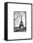 Eiffel Tower Along the Seine River-Laura Denardo-Framed Stretched Canvas