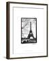 Eiffel Tower Along the Seine River-Laura Denardo-Framed Art Print