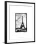 Eiffel Tower Along the Seine River-Laura Denardo-Framed Art Print