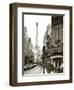 Eiffel Tower and Cafe on Boulevard De La Tour Maubourg, Paris, France-Jon Arnold-Framed Photographic Print