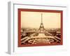 Eiffel Tower and Champ De Mars Seen from Trocadéro Palace, Paris Exposition, 1889-null-Framed Giclee Print