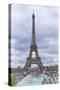 Eiffel Tower and Jardin du Trocade?ro-Cora Niele-Stretched Canvas