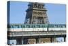 Eiffel Tower and Métro, Paris, France-null-Stretched Canvas