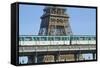 Eiffel Tower and Métro, Paris, France-null-Framed Stretched Canvas