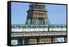 Eiffel Tower and Métro, Paris, France-null-Framed Stretched Canvas