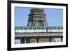 Eiffel Tower and Métro, Paris, France-null-Framed Photographic Print