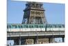 Eiffel Tower and Métro, Paris, France-null-Mounted Photographic Print