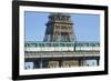 Eiffel Tower and Métro, Paris, France-null-Framed Photographic Print