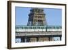 Eiffel Tower and Métro, Paris, France-null-Framed Photographic Print