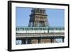 Eiffel Tower and Métro, Paris, France-null-Framed Photographic Print