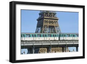 Eiffel Tower and Métro, Paris, France-null-Framed Photographic Print