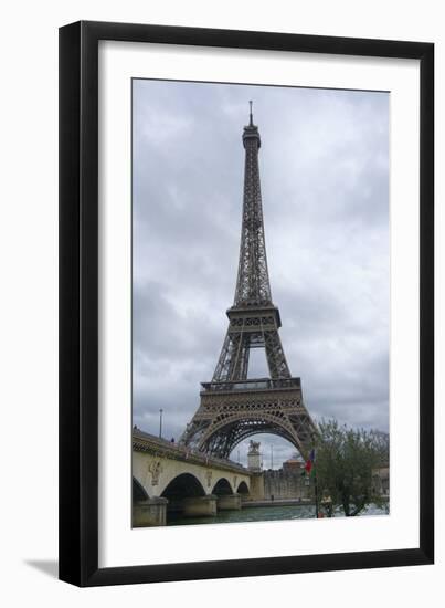 Eiffel Tower and Pont d'Ie?na Paris-Cora Niele-Framed Photographic Print