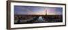 Eiffel Tower and River Seine at dawn, Paris, France, Europe-Panoramic Images-Framed Photographic Print