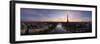 Eiffel Tower and River Seine at dawn, Paris, France, Europe-Panoramic Images-Framed Photographic Print