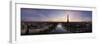 Eiffel Tower and River Seine at dawn, Paris, France, Europe-Panoramic Images-Framed Photographic Print