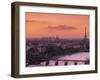 Eiffel Tower and River Seine, Paris, France-Walter Bibikow-Framed Photographic Print