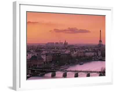 'Eiffel Tower and River Seine, Paris, France' Photographic Print ...