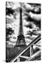 Eiffel Tower and Rouelle Bridge - Paris - France-Philippe Hugonnard-Stretched Canvas
