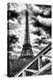 Eiffel Tower and Rouelle Bridge - Paris - France-Philippe Hugonnard-Stretched Canvas
