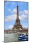 Eiffel Tower and Seine Boat Paris-Cora Niele-Mounted Photographic Print