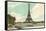 Eiffel Tower and Seine, Paris, France-null-Framed Stretched Canvas