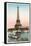 Eiffel Tower and Seine, Paris-null-Framed Stretched Canvas