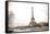 Eiffel Tower and Seine River in Paris-TEA-Framed Stretched Canvas