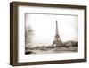 Eiffel Tower and Seine River in Paris-TEA-Framed Photographic Print