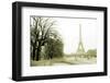 Eiffel Tower and Seine River in Paris-TEA-Framed Photographic Print