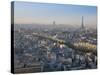 Eiffel Tower and Skyline of Paris, France-Jon Arnold-Stretched Canvas