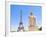 Eiffel Tower and Statue Outside Trocadero-John Harper-Framed Photographic Print