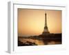 Eiffel Tower and the Seine River at Dawn, Paris, France-Steve Vidler-Framed Photographic Print