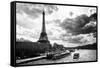 Eiffel Tower and the Seine River - Paris - France-Philippe Hugonnard-Framed Stretched Canvas