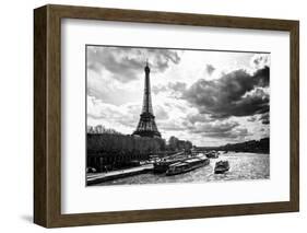 Eiffel Tower and the Seine River - Paris - France-Philippe Hugonnard-Framed Photographic Print