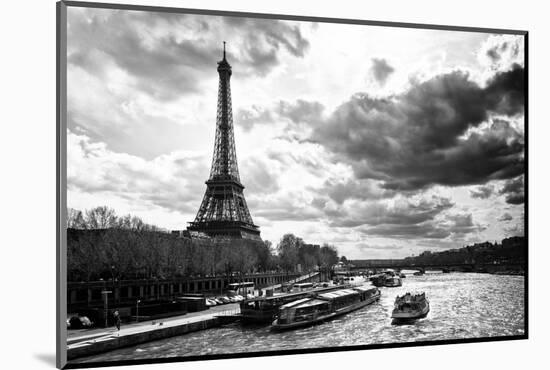 Eiffel Tower and the Seine River - Paris - France-Philippe Hugonnard-Mounted Photographic Print