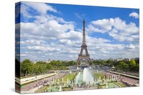 Eiffel Tower and the Trocadero Fountains, Paris, France, Europe-Neale Clark-Stretched Canvas