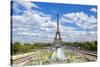 Eiffel Tower and the Trocadero Fountains, Paris, France, Europe-Neale Clark-Stretched Canvas